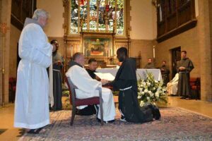 Friar Antonio Moualeu Professes Solemn Vows